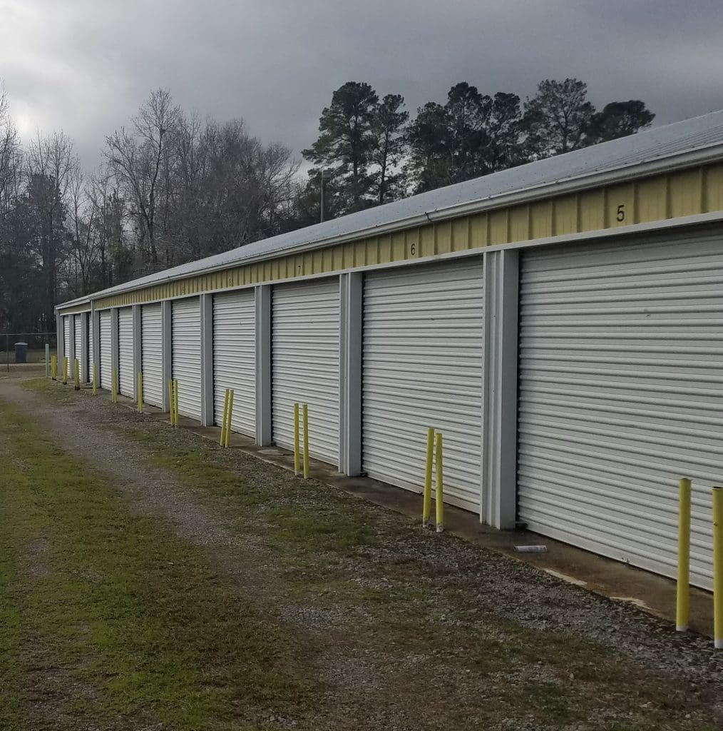 Tigers Eye Self Storage Manning exterior roll up doors